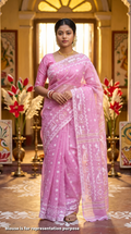 Handloom Jamdani | Baby Pink