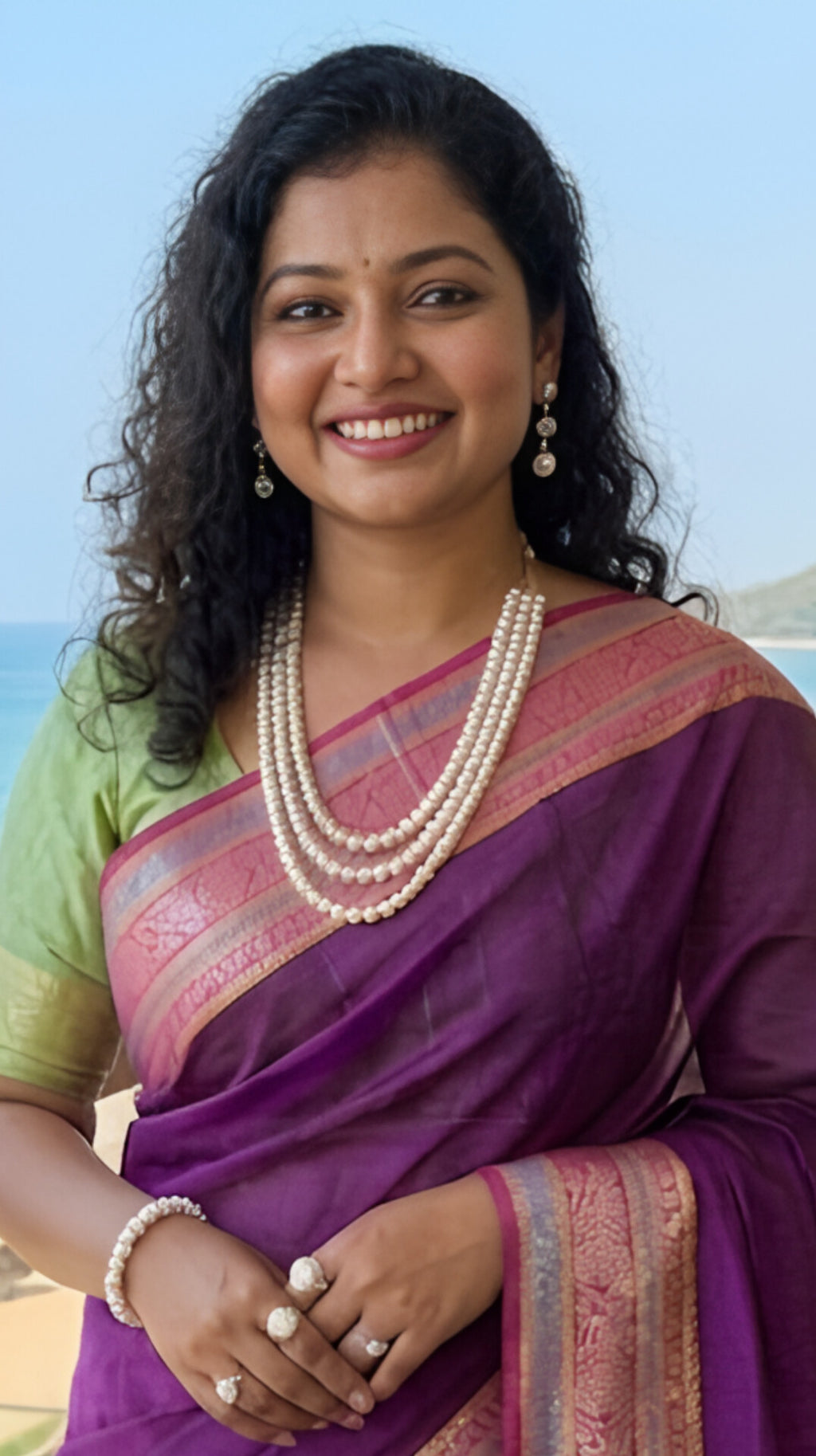 Cotton Banarasi - Purple | Summer Saree